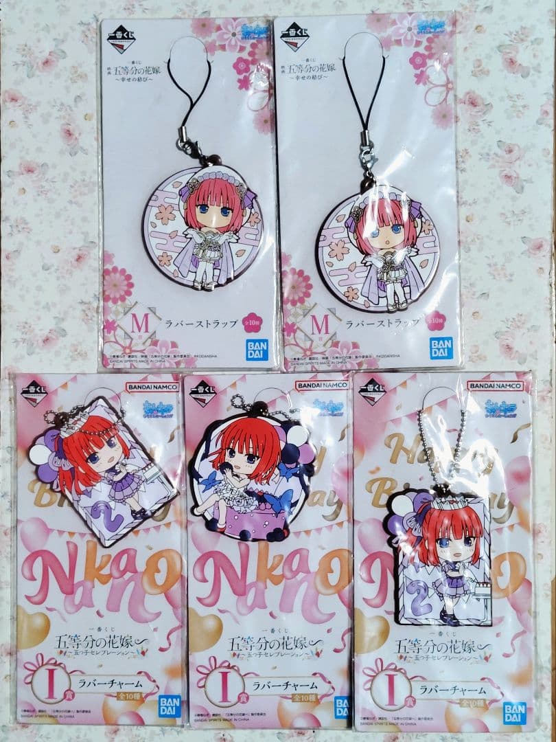 五等分の花嫁 中野二乃 セット 缶バッジ ラバスト 他 19点まとめ売り