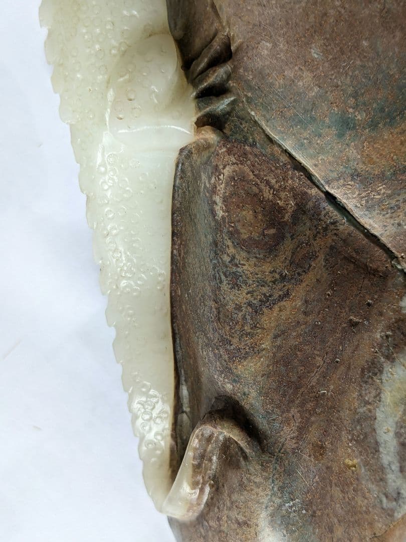 ♦中国 工芸品 天然石 細密彫刻 置物 飾り コレクション 縁起物美術品 骨董品