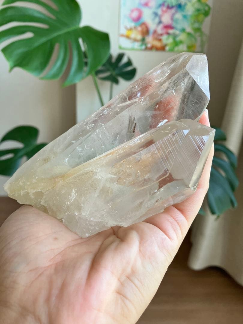 【レア!】ヒマラヤ水晶　サマディークォーツ　ファントム　ツイン