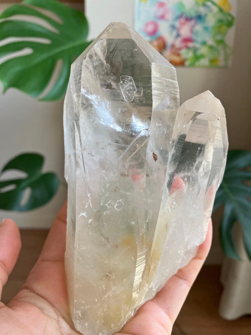 【レア!】ヒマラヤ水晶　サマディークォーツ　ファントム　ツイン