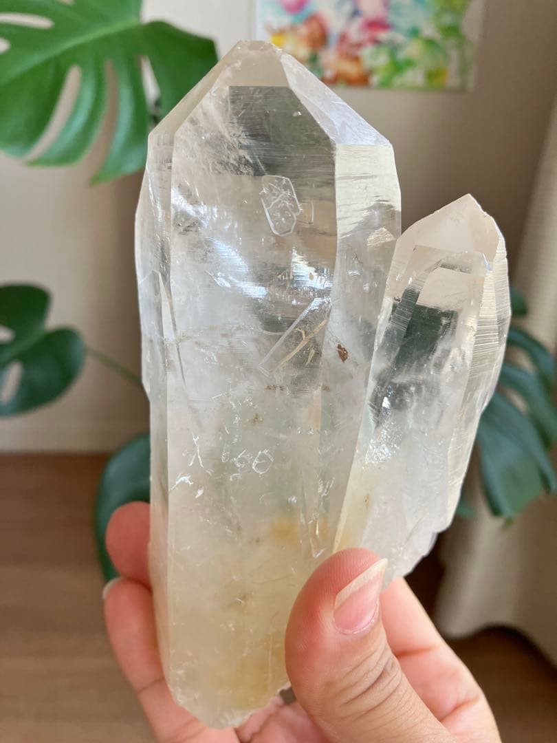 【レア!】ヒマラヤ水晶　サマディークォーツ　ファントム　ツイン