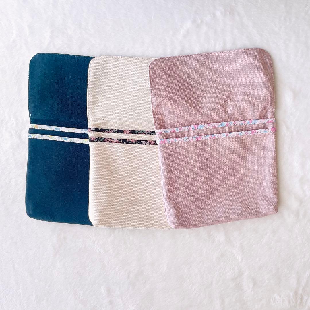 〈76〉ちぃ様　リバティ ハンドメイド レッスンバッグ 移動ポケット 入園 入学