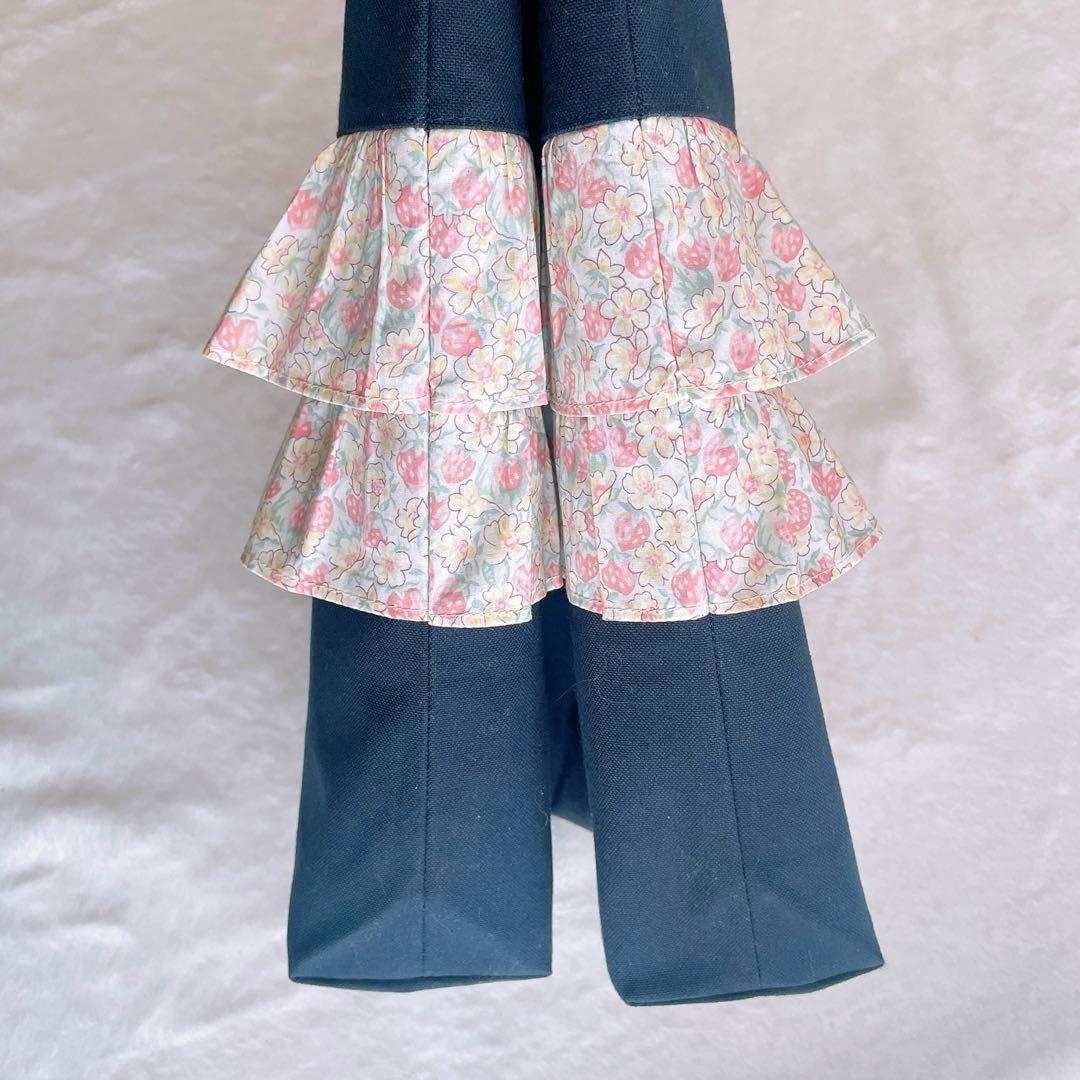 〈76〉ちぃ様　リバティ ハンドメイド レッスンバッグ 移動ポケット 入園 入学