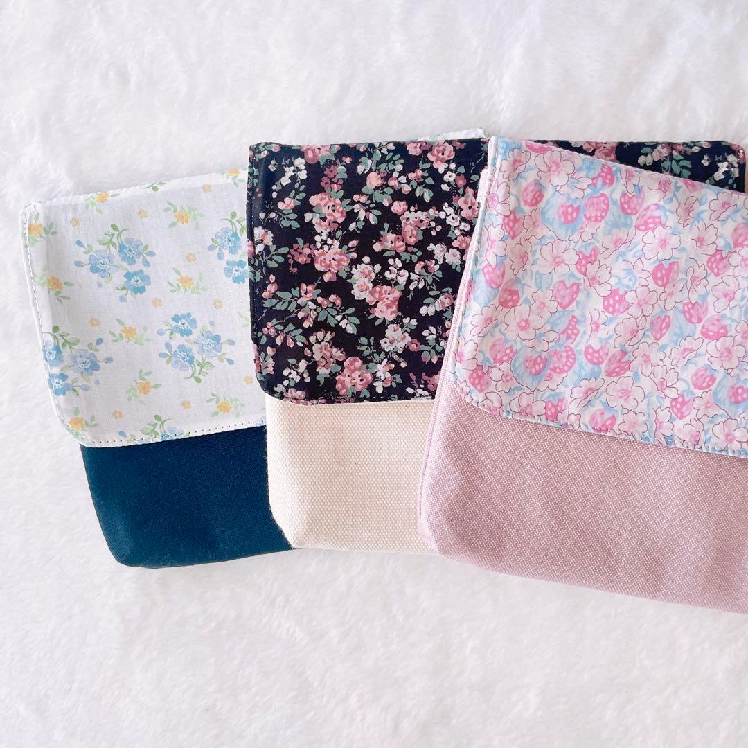 〈76〉ちぃ様　リバティ ハンドメイド レッスンバッグ 移動ポケット 入園 入学