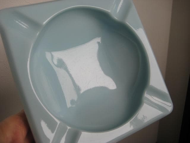 ファイヤーキング 灰皿 アッシュトレイ ターコイズブルー　L