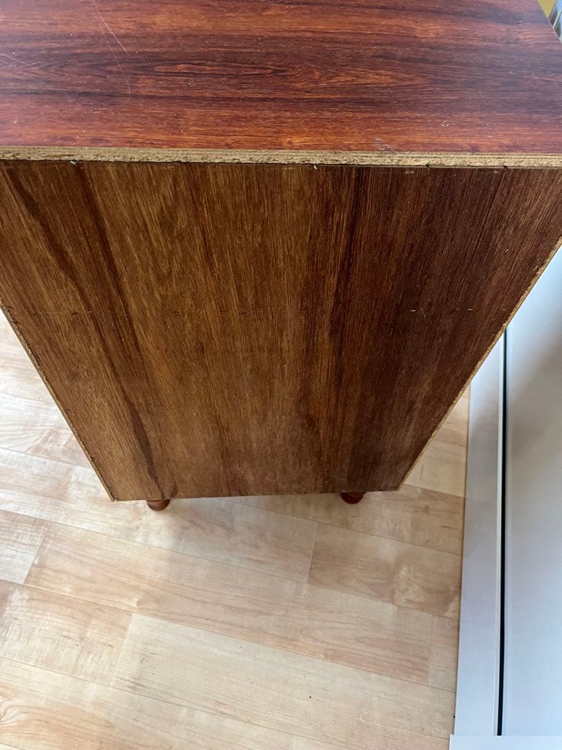 【昭和レトロ】サイドキャビネット　ガラスキャビネット　チェスト　アンティーク