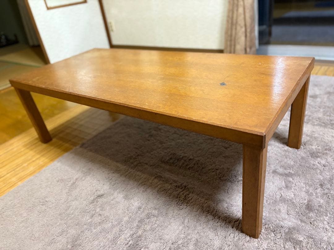 木製ローテーブル 座卓 135cm