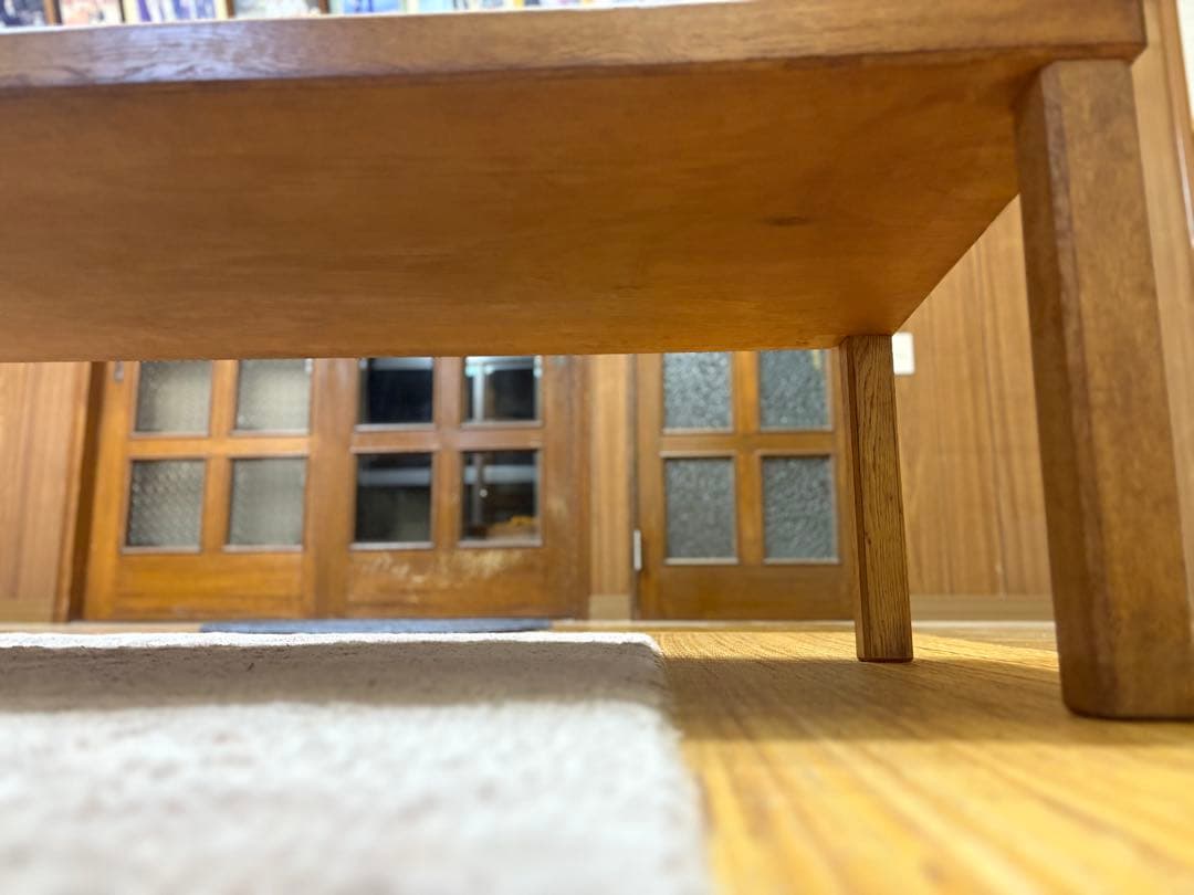 木製ローテーブル 座卓 135cm