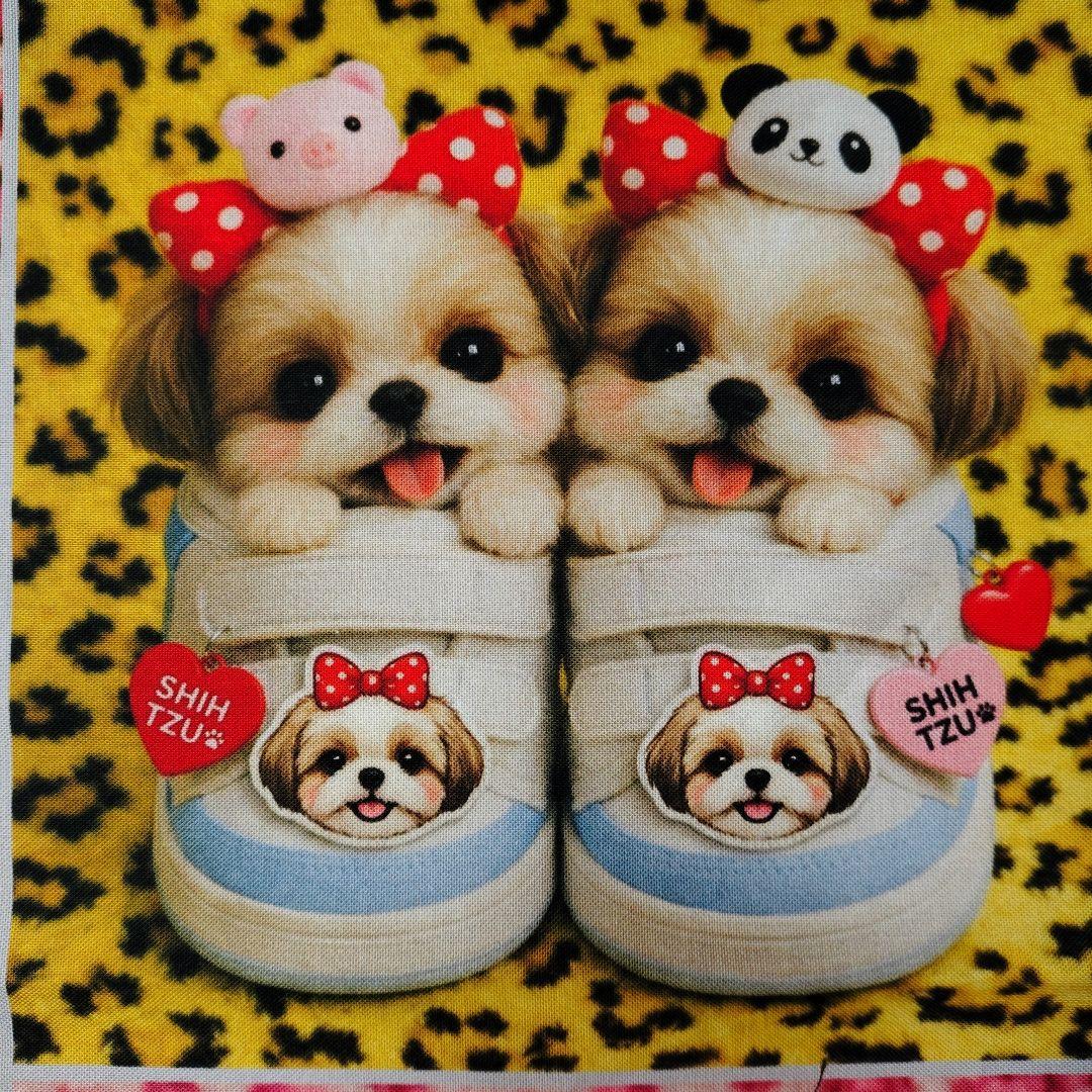 ポメラニアン・シーズ・トイプー・柴犬・パグ・マルチーズ運動靴パネル