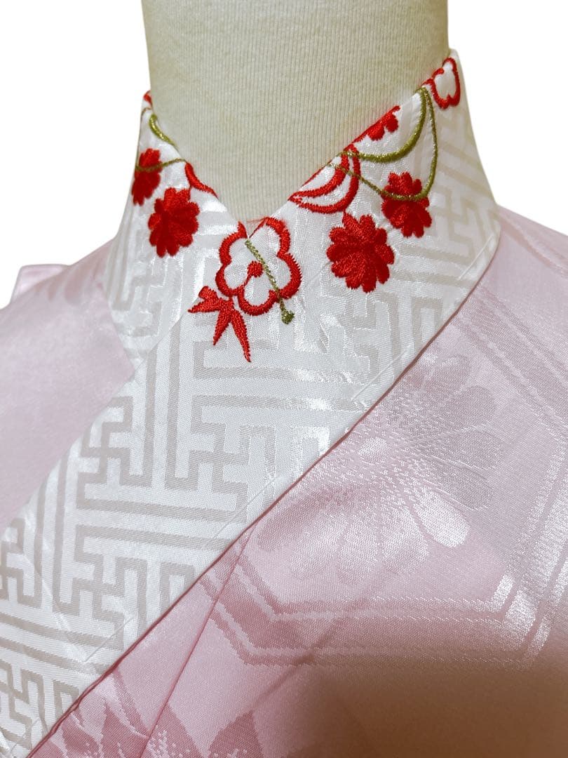 本格正絹♡七五三　7歳　女の子　フルセット　一式　赤系　ゴールド