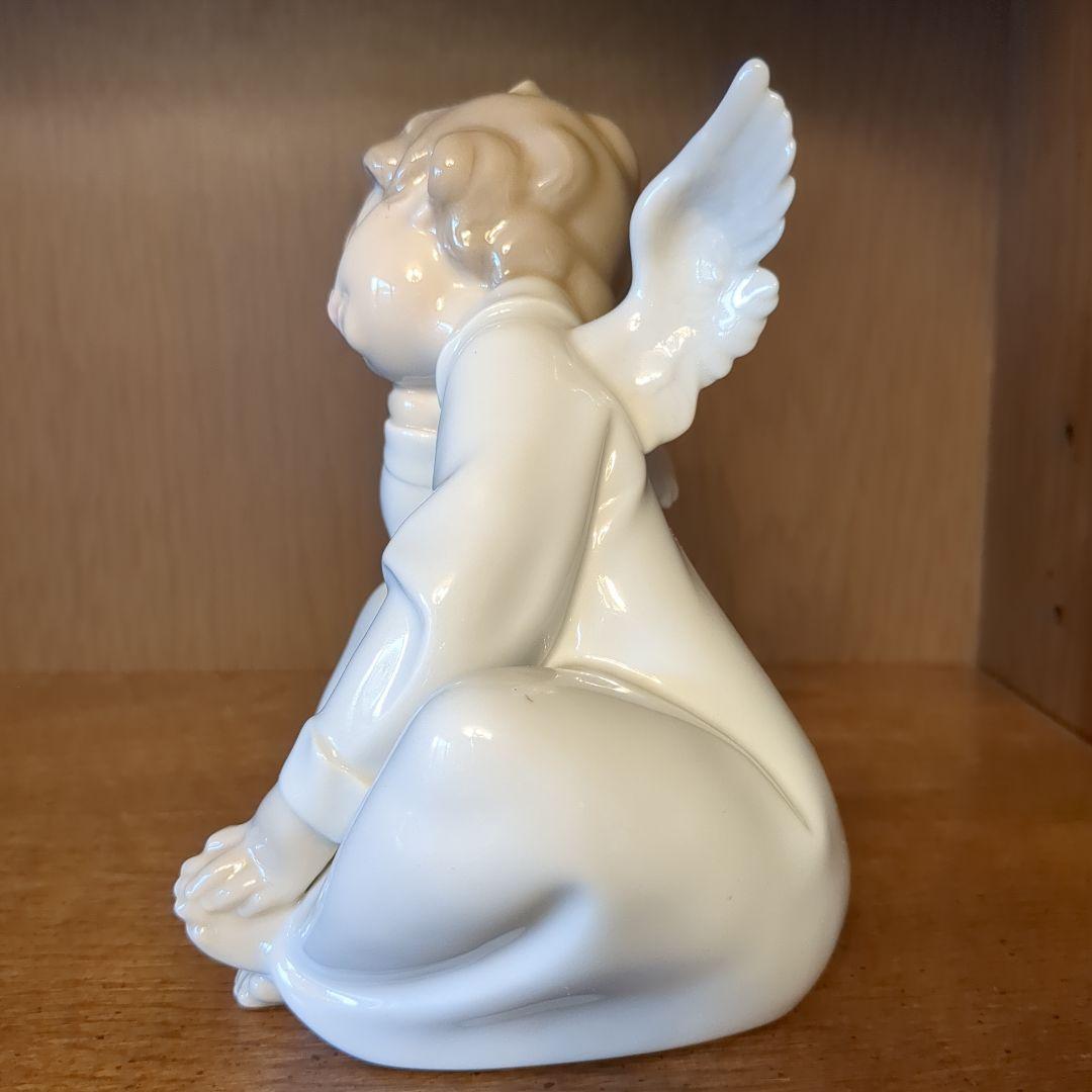 LLADRO リヤドロ 天使　置物「天使の考えごと（なんとかなるよ）」