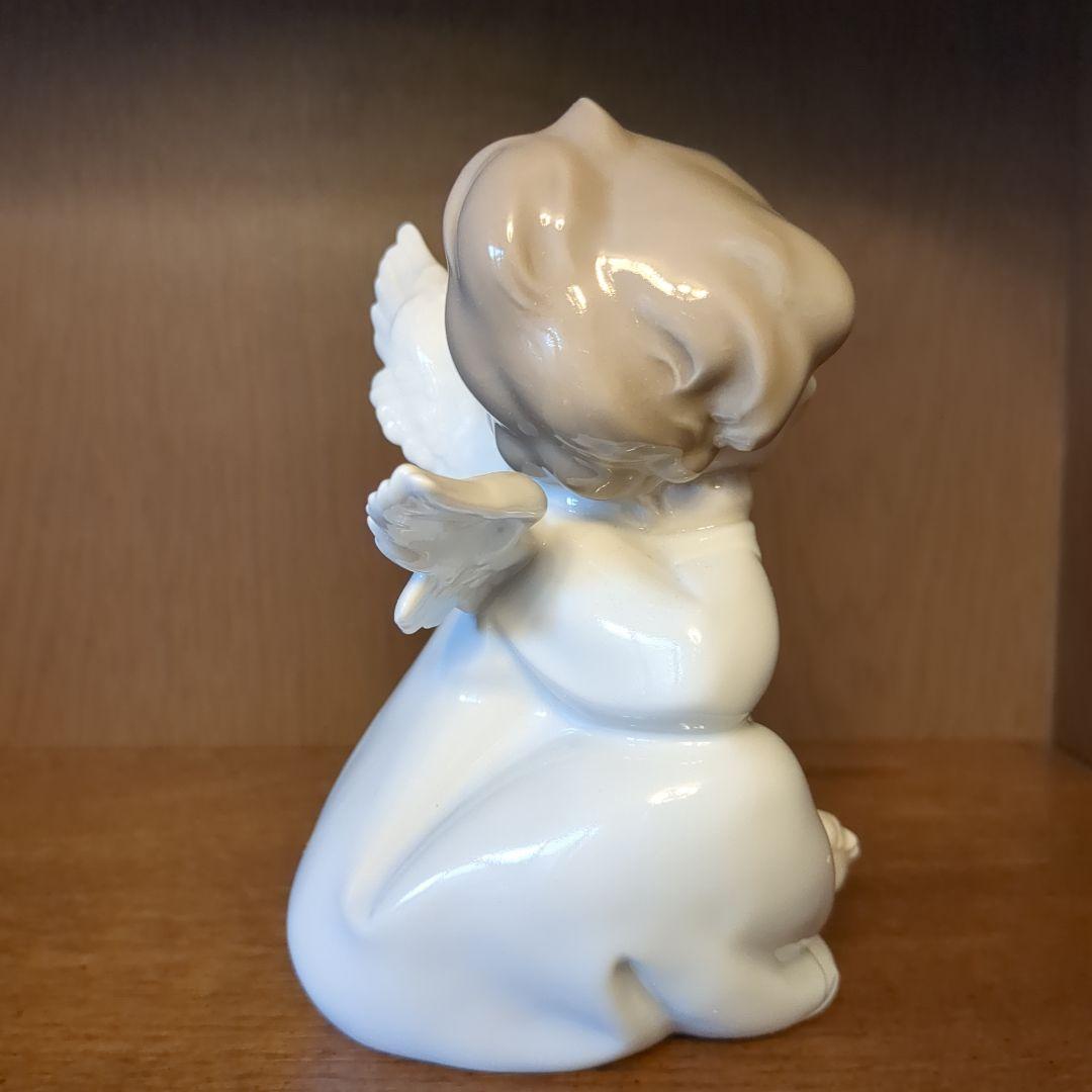 LLADRO リヤドロ 天使　置物「天使の考えごと（なんとかなるよ）」