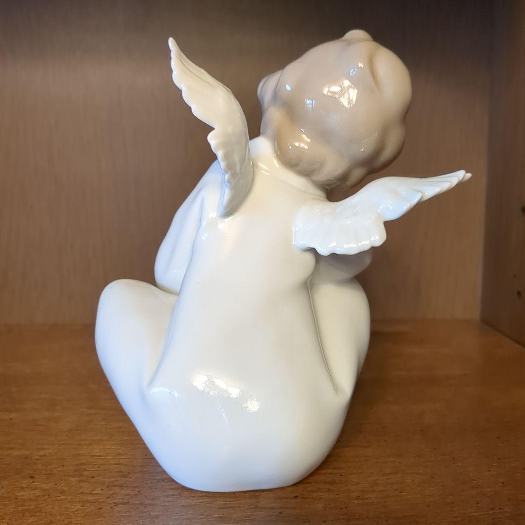LLADRO リヤドロ 天使　置物「天使の考えごと（なんとかなるよ）」