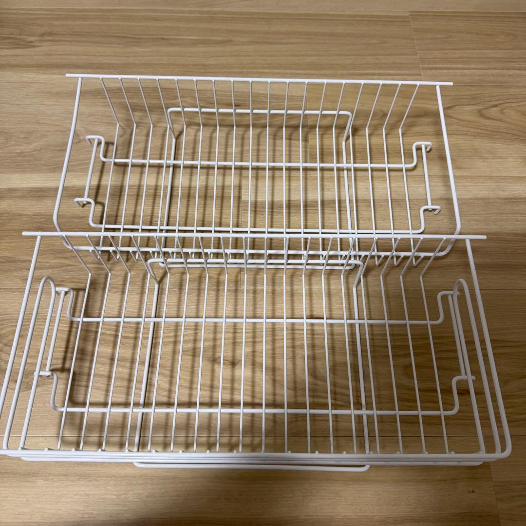 【美品】 燕三条 水切りラック ホワイト フルセット