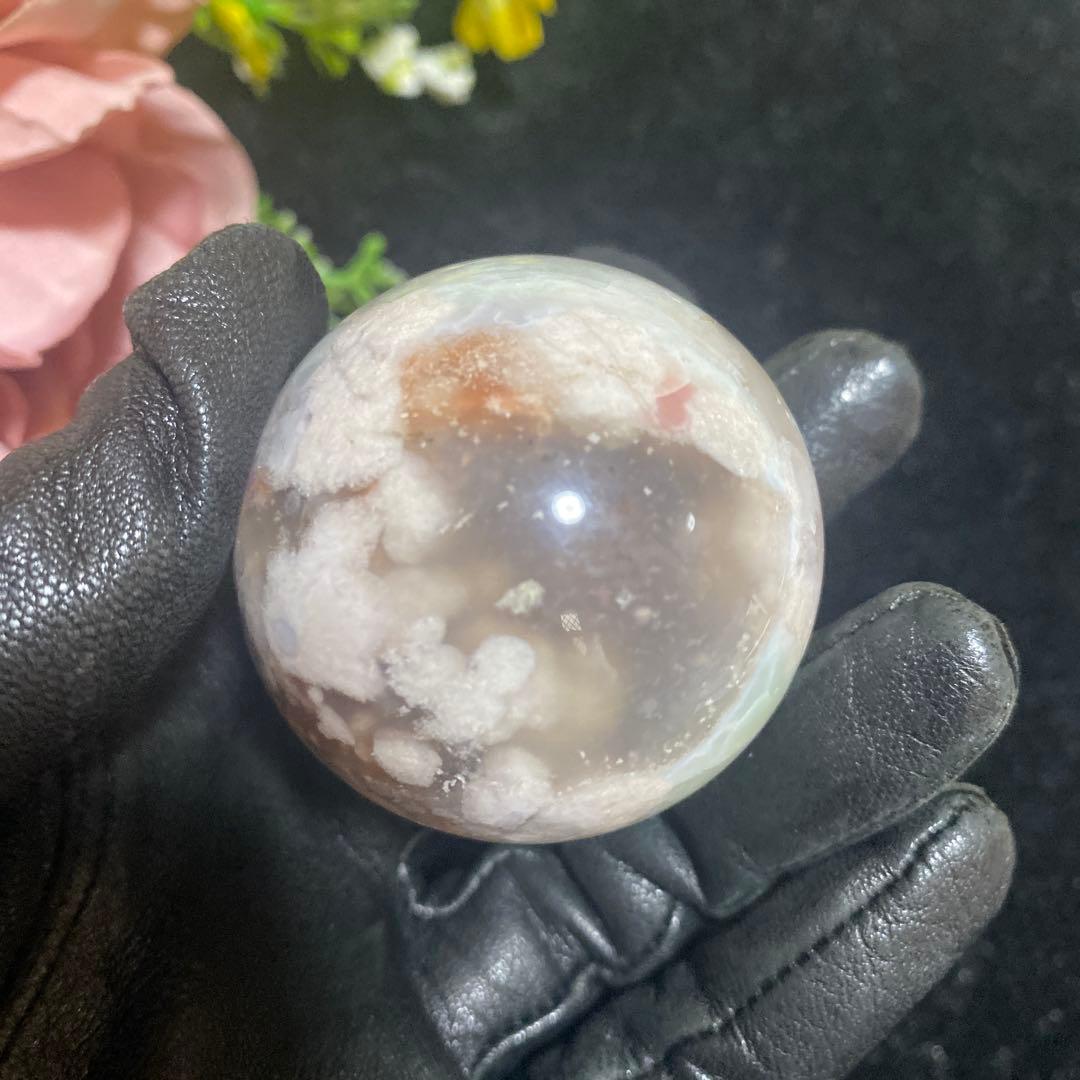 グリーン桜瑪瑙 スフィア 46.2mm