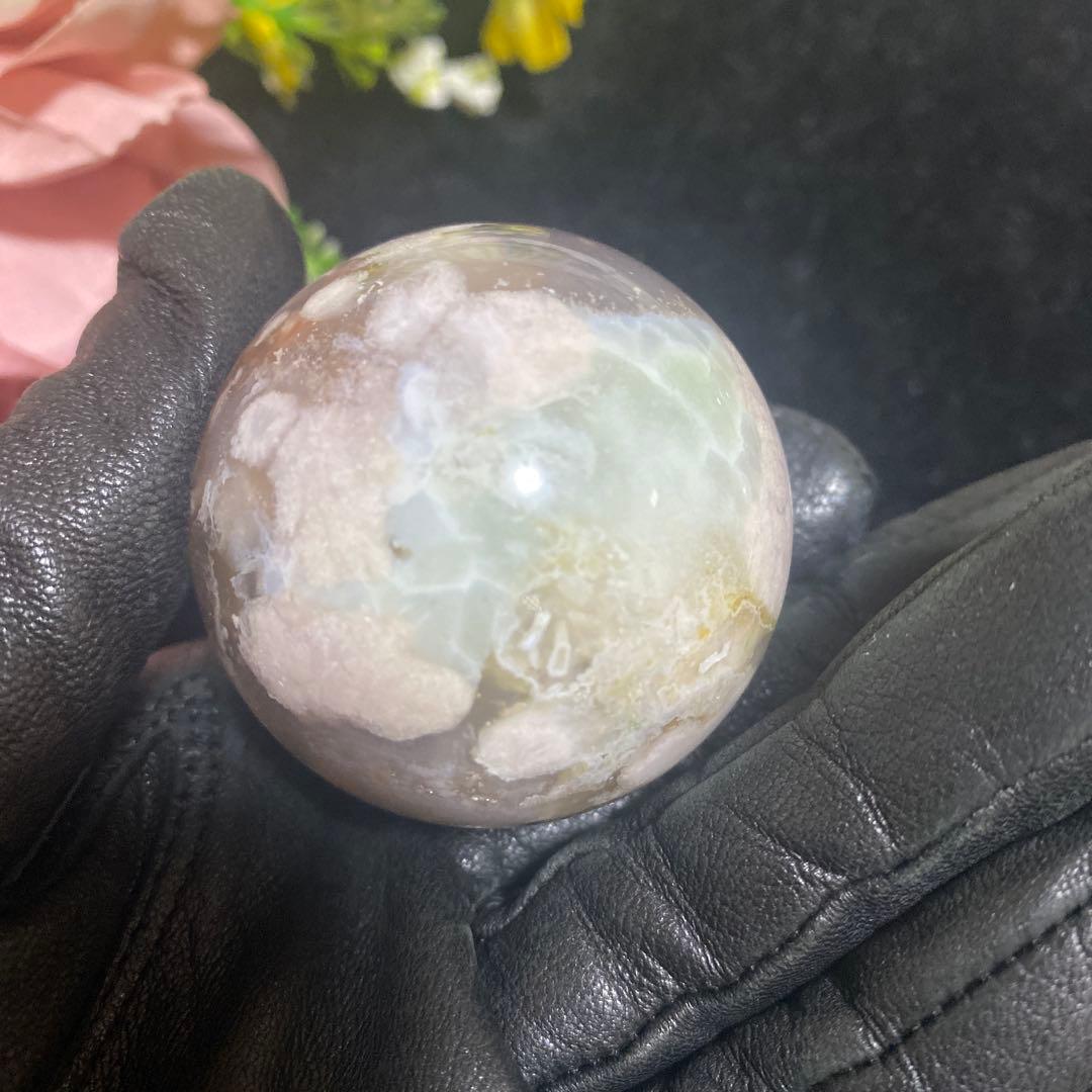 グリーン桜瑪瑙 スフィア 46.2mm