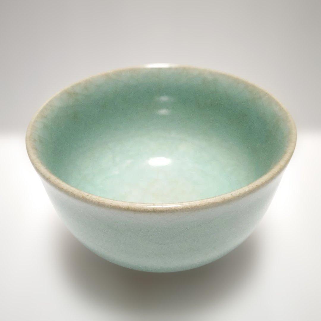 鍋島青磁抹茶茶碗 小笠原長春 - メルカリ