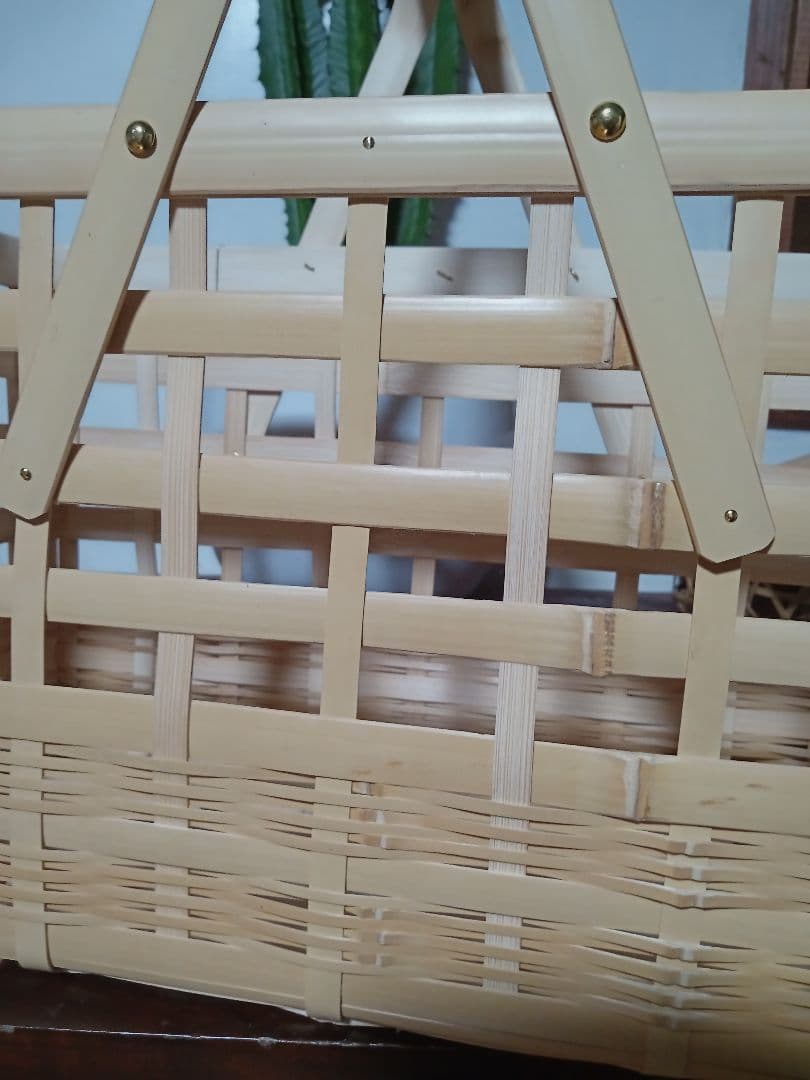 竹製中型かごバッグ