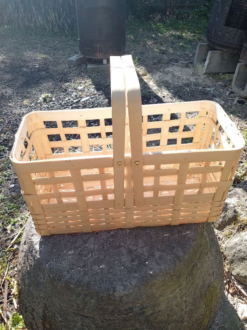竹製中型かごバッグ