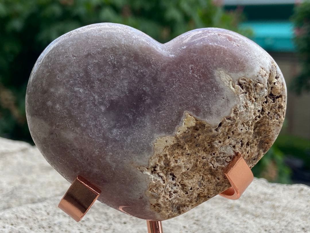 【恋愛・女子力アップ】ピンクアメジスト桜瑪瑙ハート⭐️ ジォードN152