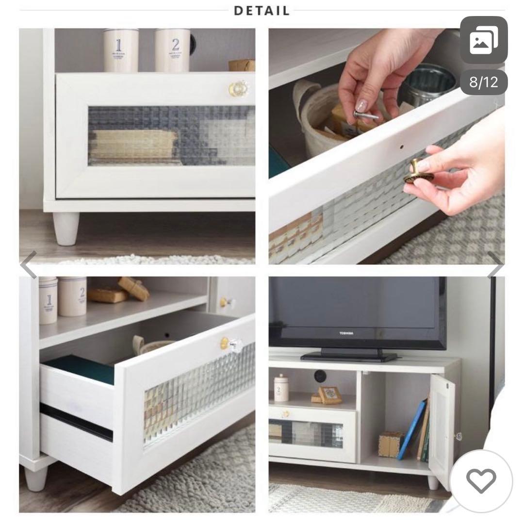 テレビ台 白 ローボード収納 北欧 引き出しコンパクト TVボード 幅90cm