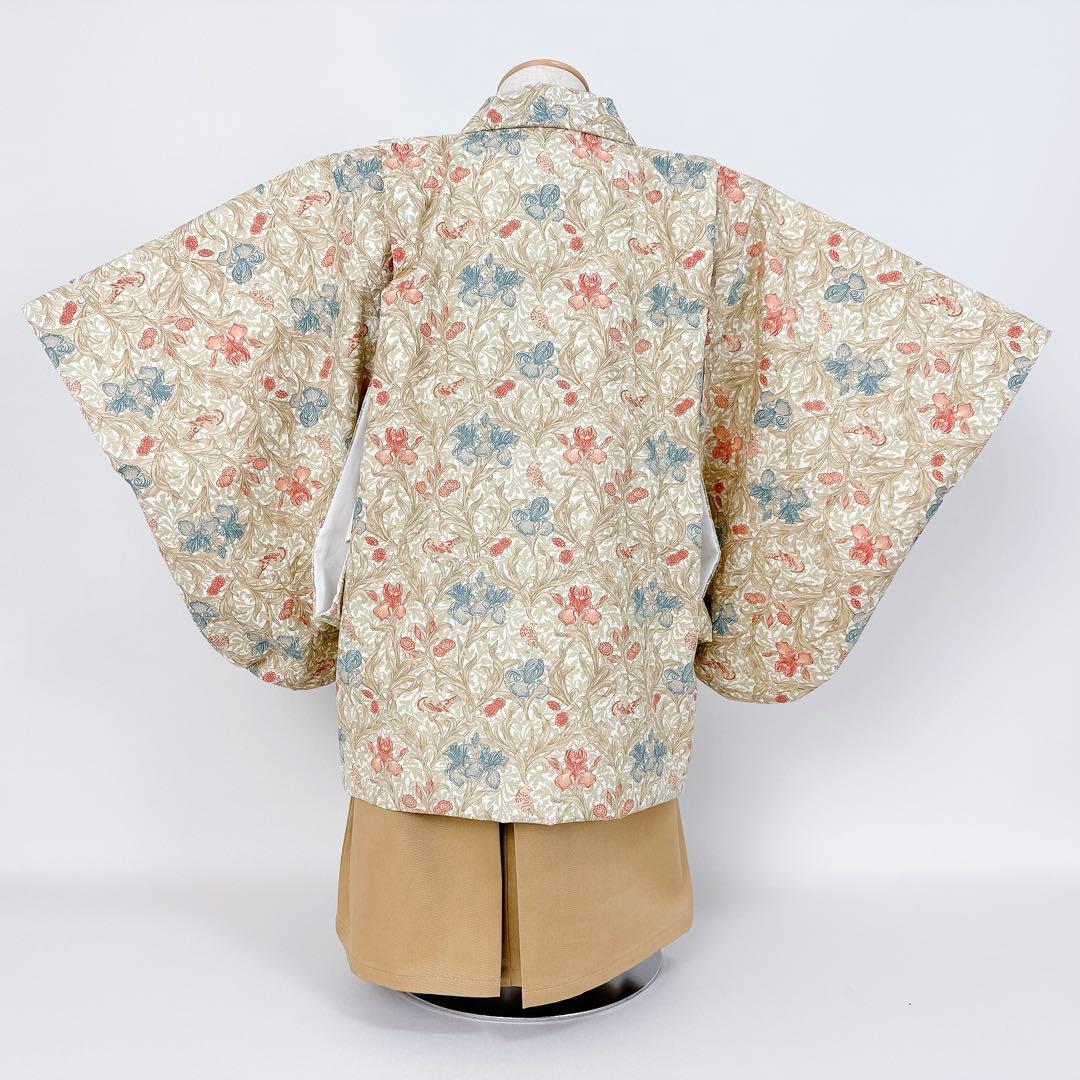 えそまま★おまとめ［アイリス］羽織袴3点セット ハンドメイドꕤ七五三 5歳