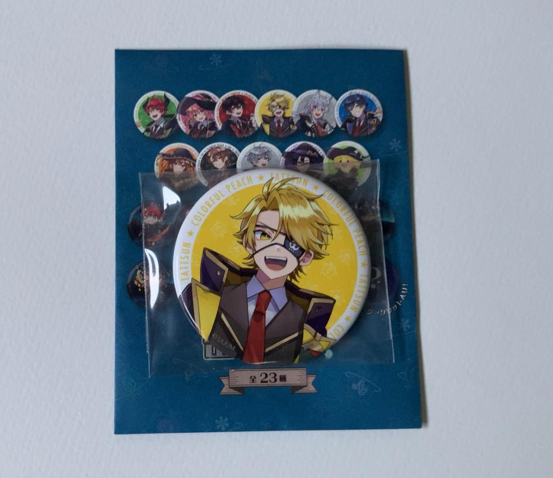 カラフルピーチ たっつん 缶バッジ からぴち魔法学園 からぴち - メルカリ