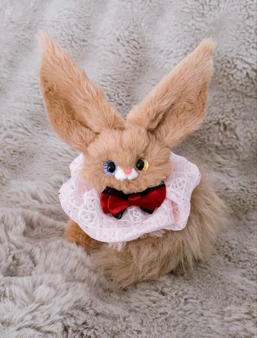 バレンタイン双子ケモノ ショコラの子 アートドール 狐 ぬいぐるみ 幻獣