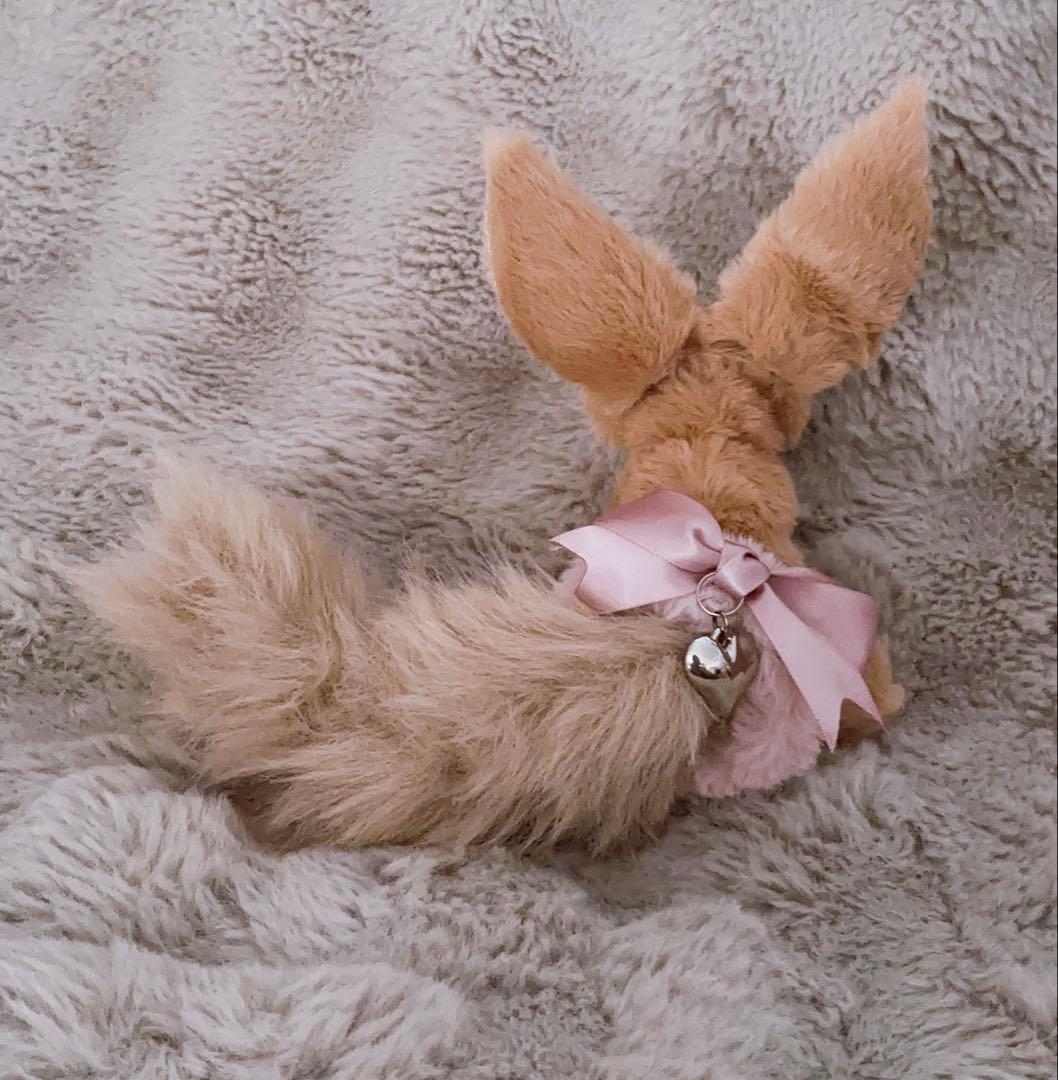 バレンタイン双子ケモノ ショコラの子 アートドール 狐 ぬいぐるみ 幻獣