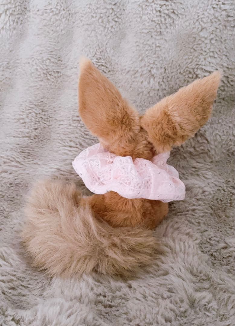 バレンタイン双子ケモノ ショコラの子 アートドール 狐 ぬいぐるみ 幻獣