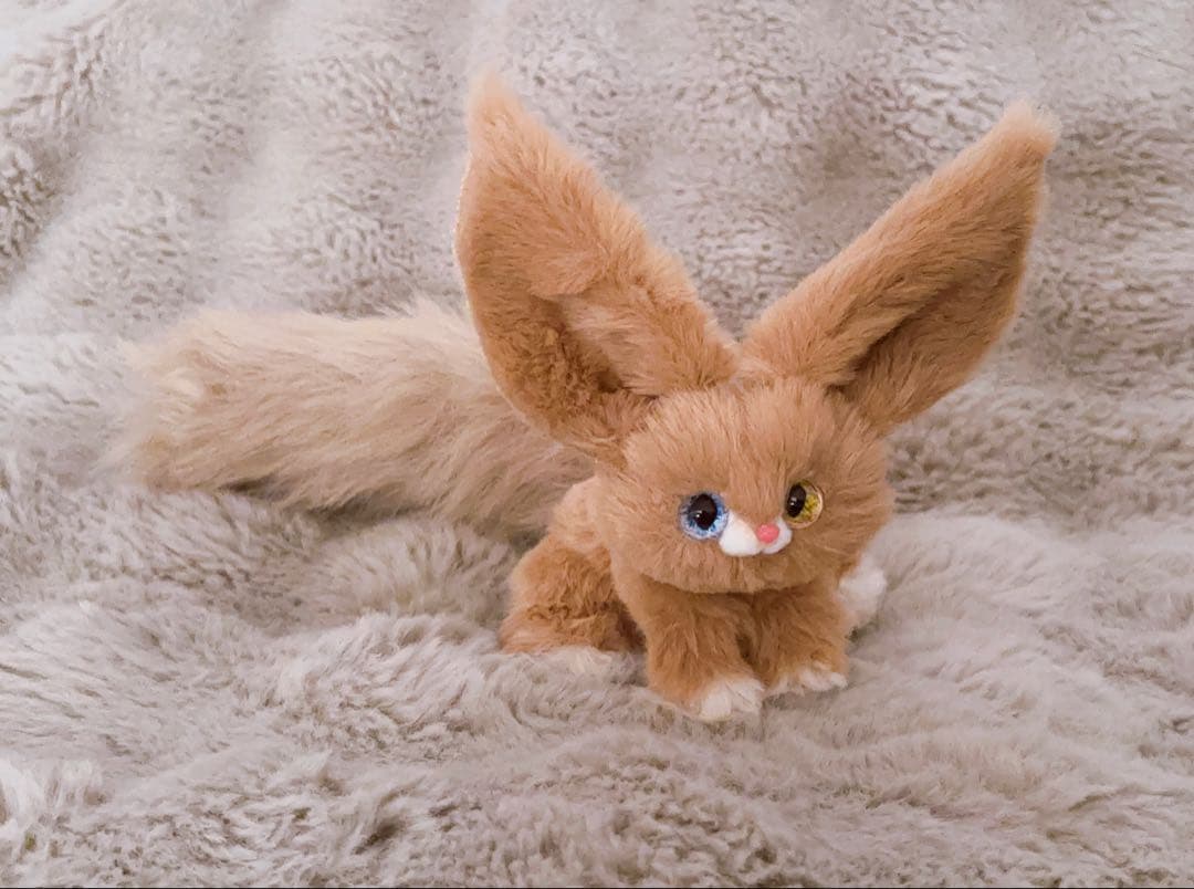 バレンタイン双子ケモノ ショコラの子 アートドール 狐 ぬいぐるみ 幻獣