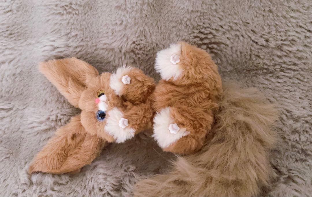 バレンタイン双子ケモノ ショコラの子 アートドール 狐 ぬいぐるみ 幻獣