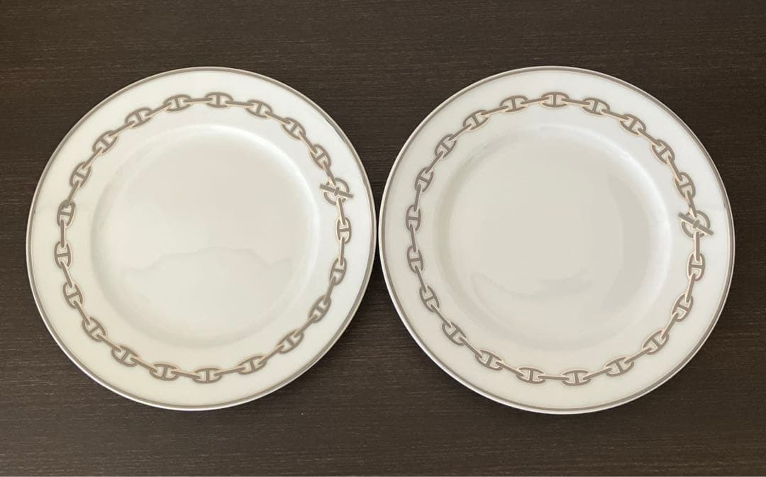 エルメス シェーヌダンクル カップアンドソーサー プレート ペア