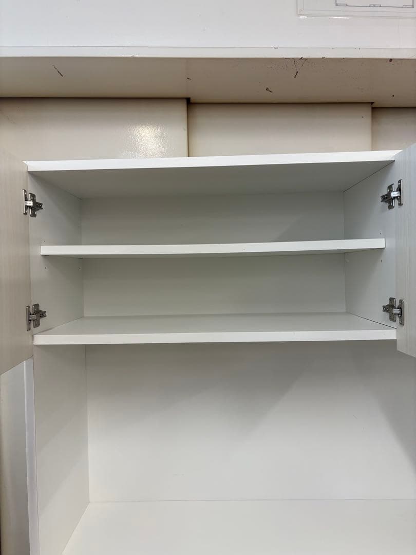 M032レンジボード　カップボード　食器棚　上下分割可能！ 幅1190mm