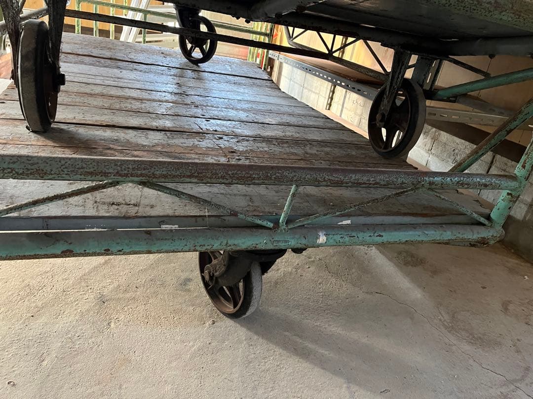 アイアン 手押し台車  飾り台 キャリーカー ガーデニング