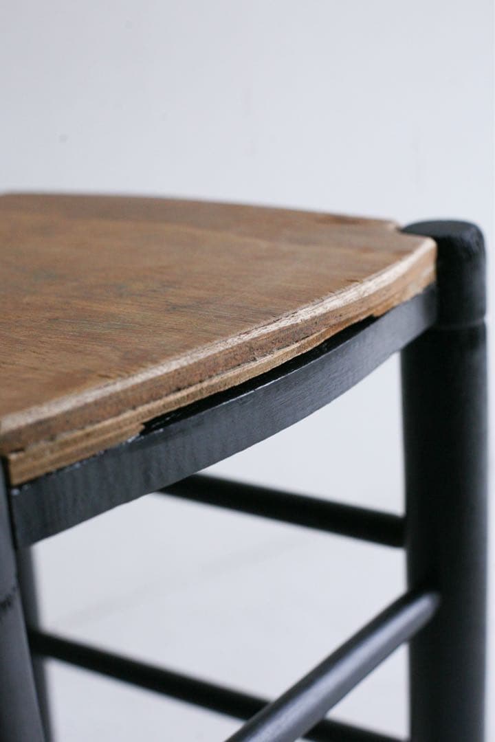 フランス 丸スツール 花台 展示台 ブロカント 丸椅子 古家具 - メルカリ