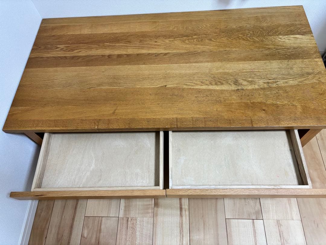 【11/30まで】無印　ローテーブル　オーク材　120×60cm