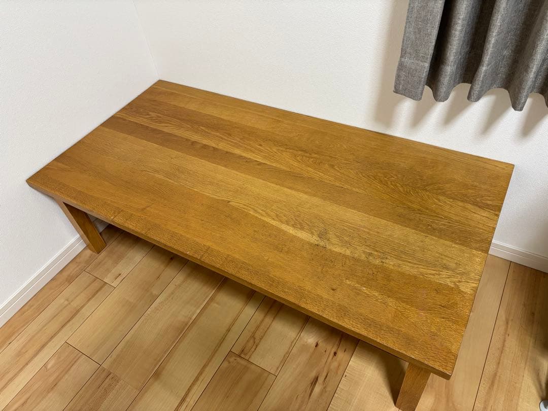 【11/30まで】無印　ローテーブル　オーク材　120×60cm