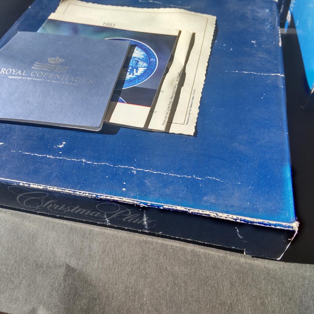 ロイヤルコペンハーゲン プレート 3枚1987/1989/1993 箱・証明書付