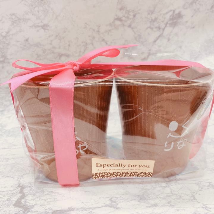 確認ページ　ウッドバーニング  名前入り　オリジナル　コップ