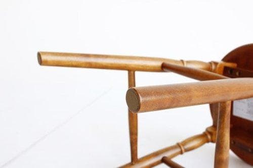 カスタマイズハイスツール 天然木オークラバーウッド シンプル