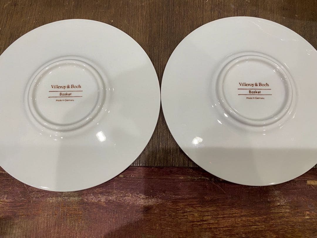 n*a様 未使用に近い ビレロイ&ボッホ バスケットガーデン カップ&ソーサー