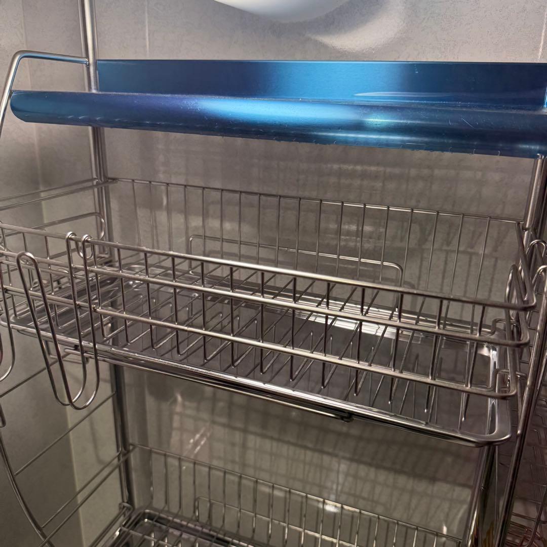 【美品】 燕三条 水切りラック ステンレス フルセット