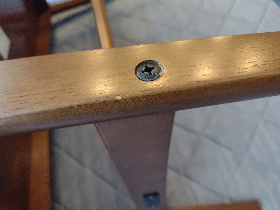 カリモク６０　リビングテーブル（大）ウォールナット　★犬の噛み跡あり★