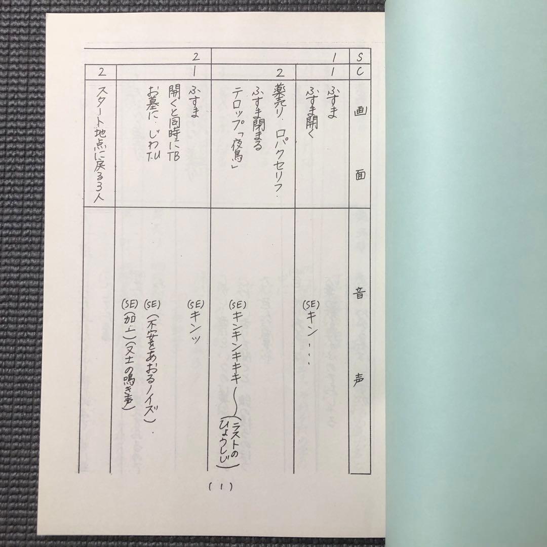 モノノ怪 アニメ 第9話 台本 ノイタミナ/怪 ayakashi/化猫 - メルカリ