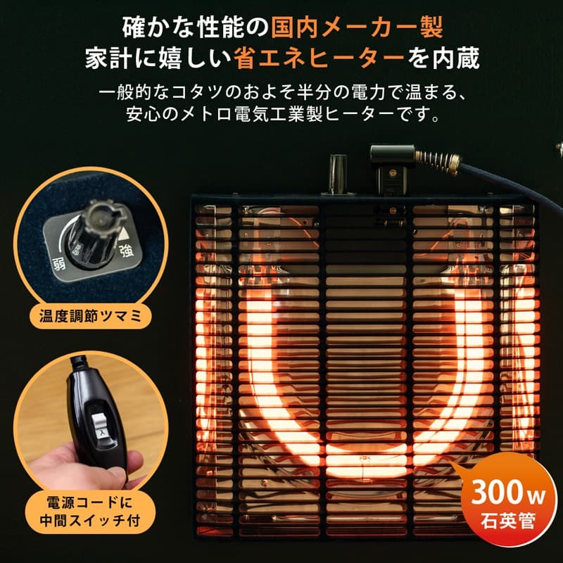 《新品・送料無料》モダンリビングコタツ　90×50