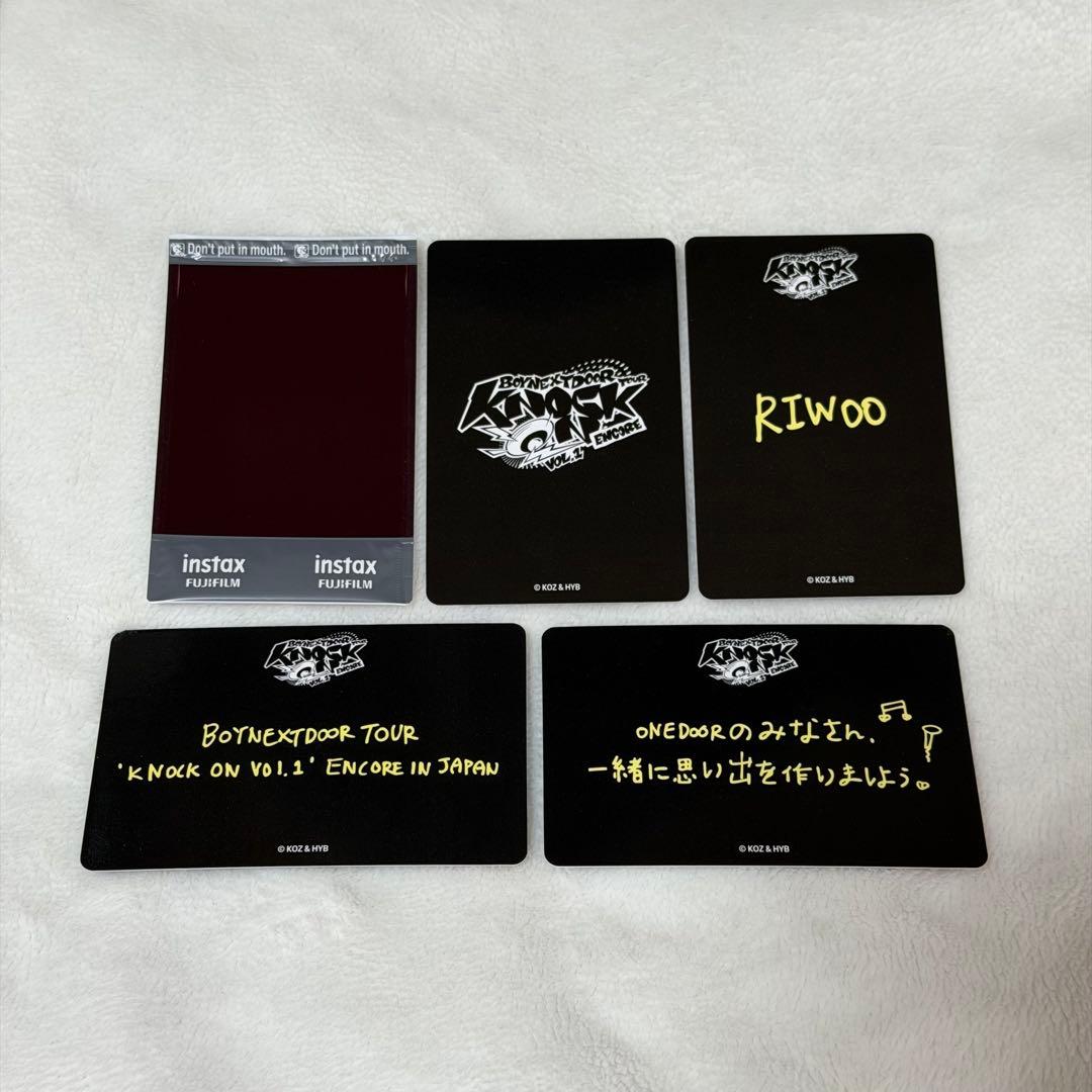 BOYNEXTDOOR インスタントフォト チェキ トレカ リウ - メルカリ