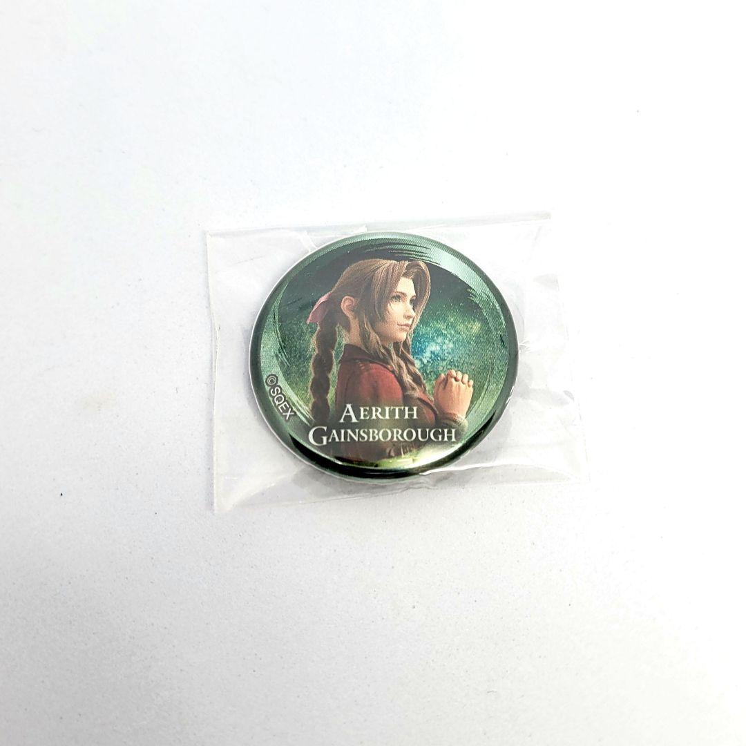 FF7 ファイナルファンタジー7 メタリック缶バッジ グッズ クラウド