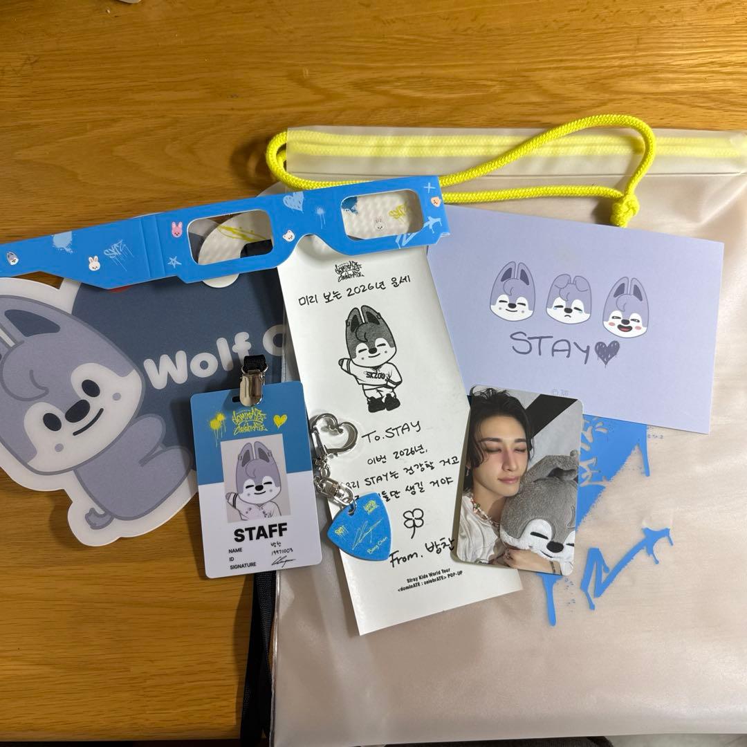 StrayKids スキズ ポップアップ バンチャン ウルフチャン ピック Stray Kids - skzoo ポップアップ ウルフチャン バンチャン スキズ