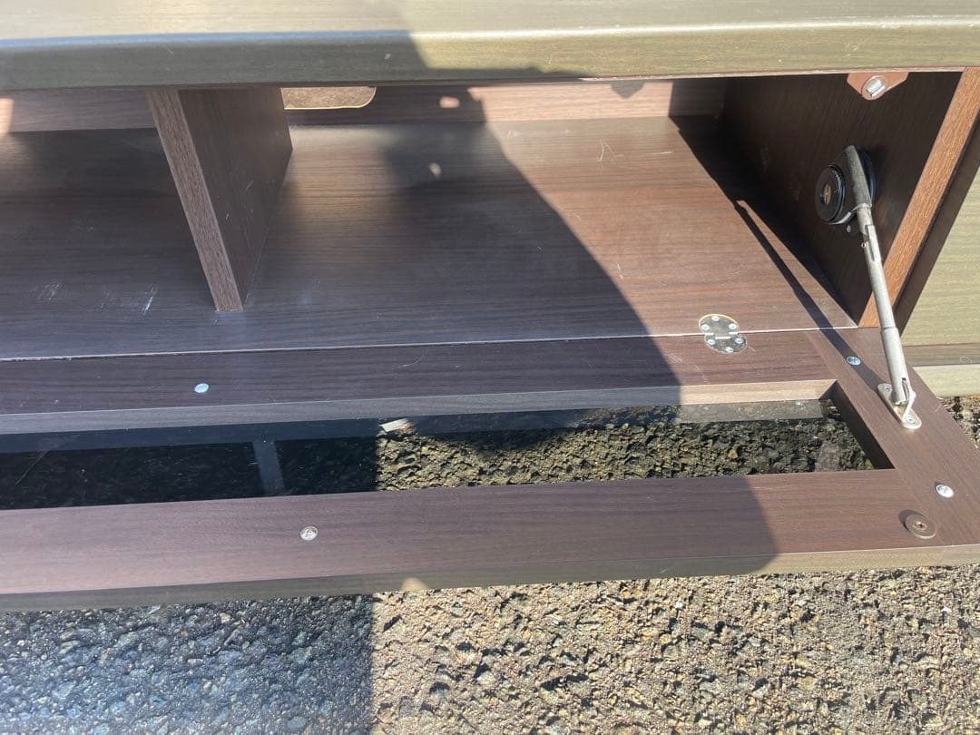 引き出し付き木製テレビ台 ローボード VIENNA 140LB-DBR ニトリ